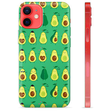 iPhone 12 mini TPU Cover - Avocadomønster