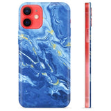 iPhone 12 mini TPU Cover - Farverig Marmor