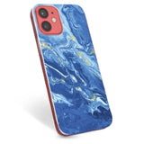 iPhone 12 mini TPU Cover - Farverig Marmor
