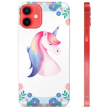 iPhone 12 mini TPU Cover - Enhjørning
