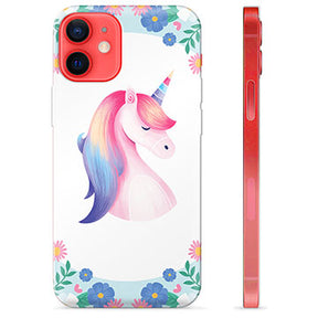 iPhone 12 mini TPU Cover - Enhjørning