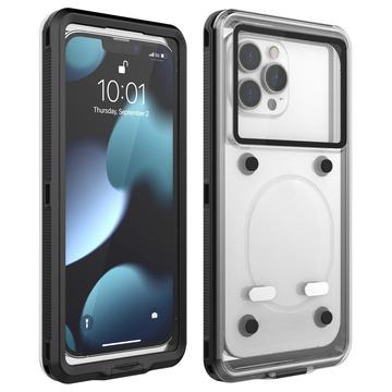 iPhone 13/14/15/16-serien Vandtæt beskyttelsesetui - sort