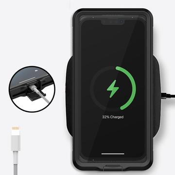 iPhone 13/14/15/16-serien Vandtæt beskyttelsesetui - sort