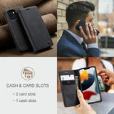 iPhone 13 Caseme 013 Series Pung - Sort