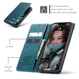 iPhone 13 Caseme 013 Series Pung - Blå