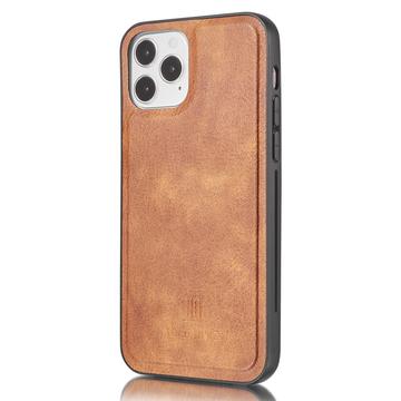 iPhone 13 DG.Ming Læderpung med Aftageligt Cover - Brun