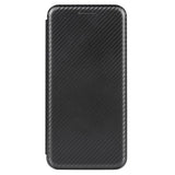 iPhone 13 Flip Cover - Karbonfiber - Sort
