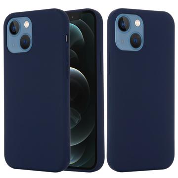 iPhone 13 Liquid Silikone Cover - MagSafe Kompatibel - Mørkeblå