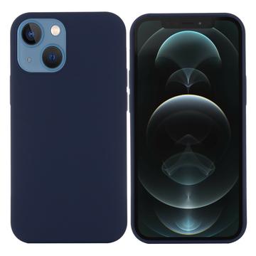 iPhone 13 Liquid Silikone Cover - MagSafe Kompatibel - Mørkeblå