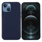 iPhone 13 Liquid Silikone Cover - MagSafe Kompatibel - Mørkeblå