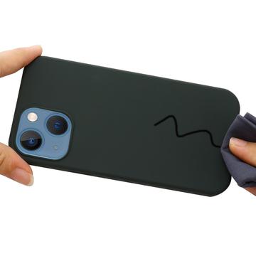 iPhone 13 Liquid Silikone Cover - MagSafe Kompatibel - Mørkegrøn