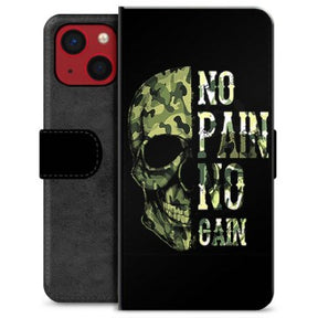 iPhone 13 Mini Premium Flip Cover med Pung - No Pain, No Gain