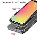 iPhone 13 Mini Ridsefast Hybrid Cover - Gennemsigtig