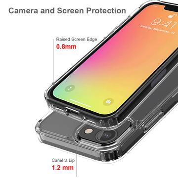 iPhone 13 Mini Ridsefast Hybrid Cover - Gennemsigtig