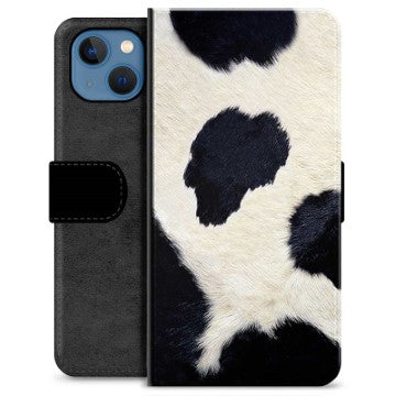 iPhone 13 Premium Flip Cover med Pung - Kohud
