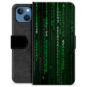 iPhone 13 Premium Flip Cover med Pung - Krypteret