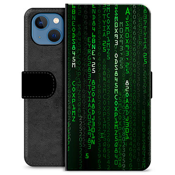 iPhone 13 Premium Flip Cover med Pung - Krypteret