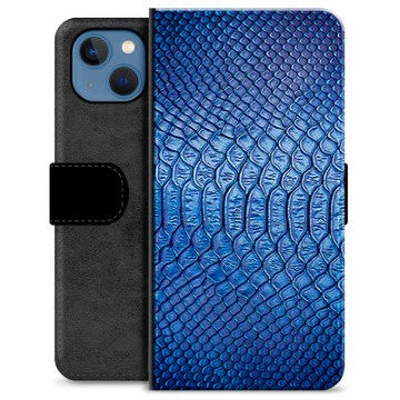 iPhone 13 Premium Flip Cover med Pung - Læder