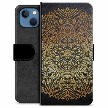 iPhone 13 Premium Flip Cover med Pung - Mandala
