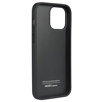 iPhone 13/13 Pro Audi Læder Dækket Cover - Sort