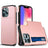 iPhone 13 Pro Hybrid Cover med Glidende Kortslot - Rødguld