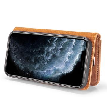 iPhone 13 Pro Max DG.Ming Læderpung med Aftageligt Cover - Brun