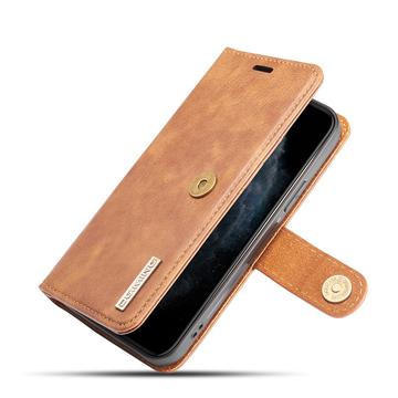 iPhone 13 Pro Max DG.Ming Læderpung med Aftageligt Cover - Brun