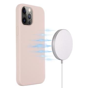 iPhone 13 Pro Max Liquid Silikone Cover - MagSafe Kompatibel - Pink