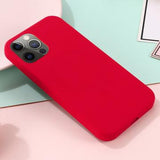 iPhone 13 Pro Max Liquid Silikone Cover - MagSafe Kompatibel - Rød
