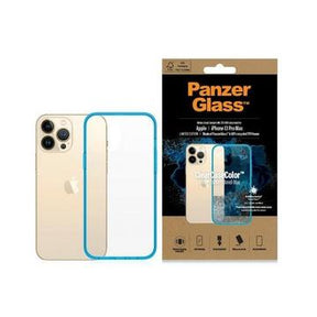iPhone 13 Pro Max PanzerGlass ClearCase Antibakteriel Cover - Blå / Klar