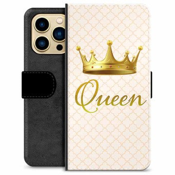 iPhone 13 Pro Max Premium Flip Cover med Pung - Dronning