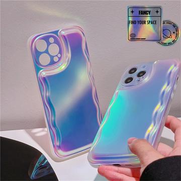 iPhone 13 Pro Max Strålende Bølget Laser Aurora-etui
