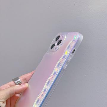iPhone 13 Pro Max Strålende Bølget Laser Aurora-etui
