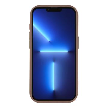 iPhone 13 Pro Max Stilfuldt stødsikkert TPU cover med forhøjede kanter - Brun / Sløjfe