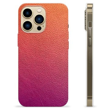iPhone 13 Pro Max TPU Cover - Ombre Læder