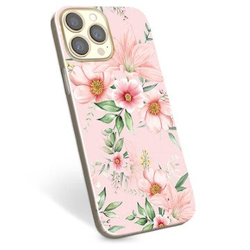 iPhone 13 Pro Max TPU Cover - Vandfarveblomster