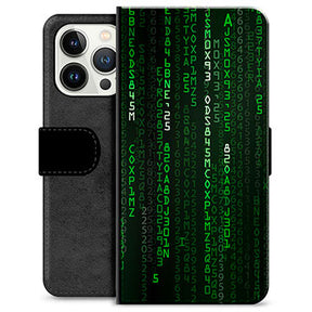iPhone 13 Pro Premium Flip Cover med Pung - Krypteret