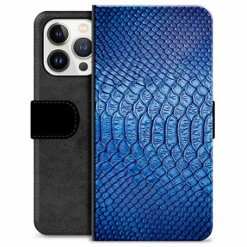 iPhone 13 Pro Premium Flip Cover med Pung - Læder