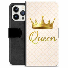 iPhone 13 Pro Premium Flip Cover med Pung - Dronning