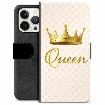 iPhone 13 Pro Premium Flip Cover med Pung - Dronning