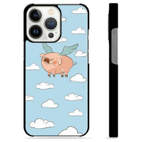 iPhone 13 Pro Beskyttende Cover - Flyvende Gris