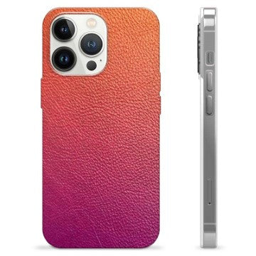 iPhone 13 Pro TPU Cover - Ombre Læder