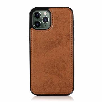 iPhone 13 Pro Vintage 2-i-1-pungetui med aftageligt låg - brun