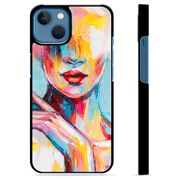 iPhone 13 Beskyttende Cover - Abstrakt Portræt