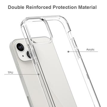 iPhone 13 Ridsefast Hybrid Cover - Gennemsigtig