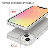 iPhone 13 Ridsefast Hybrid Cover - Gennemsigtig