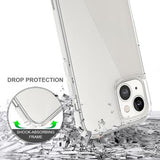 iPhone 13 Ridsefast Hybrid Cover - Gennemsigtig
