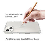 iPhone 13 Ridsefast Hybrid Cover - Gennemsigtig