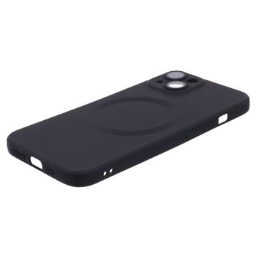 iPhone 13 silikonecover med kamerabeskyttelse - MagSafe-kompatibelt - sort