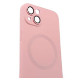 iPhone 13 silikonecover med kamerabeskyttelse - MagSafe-kompatibelt - pink